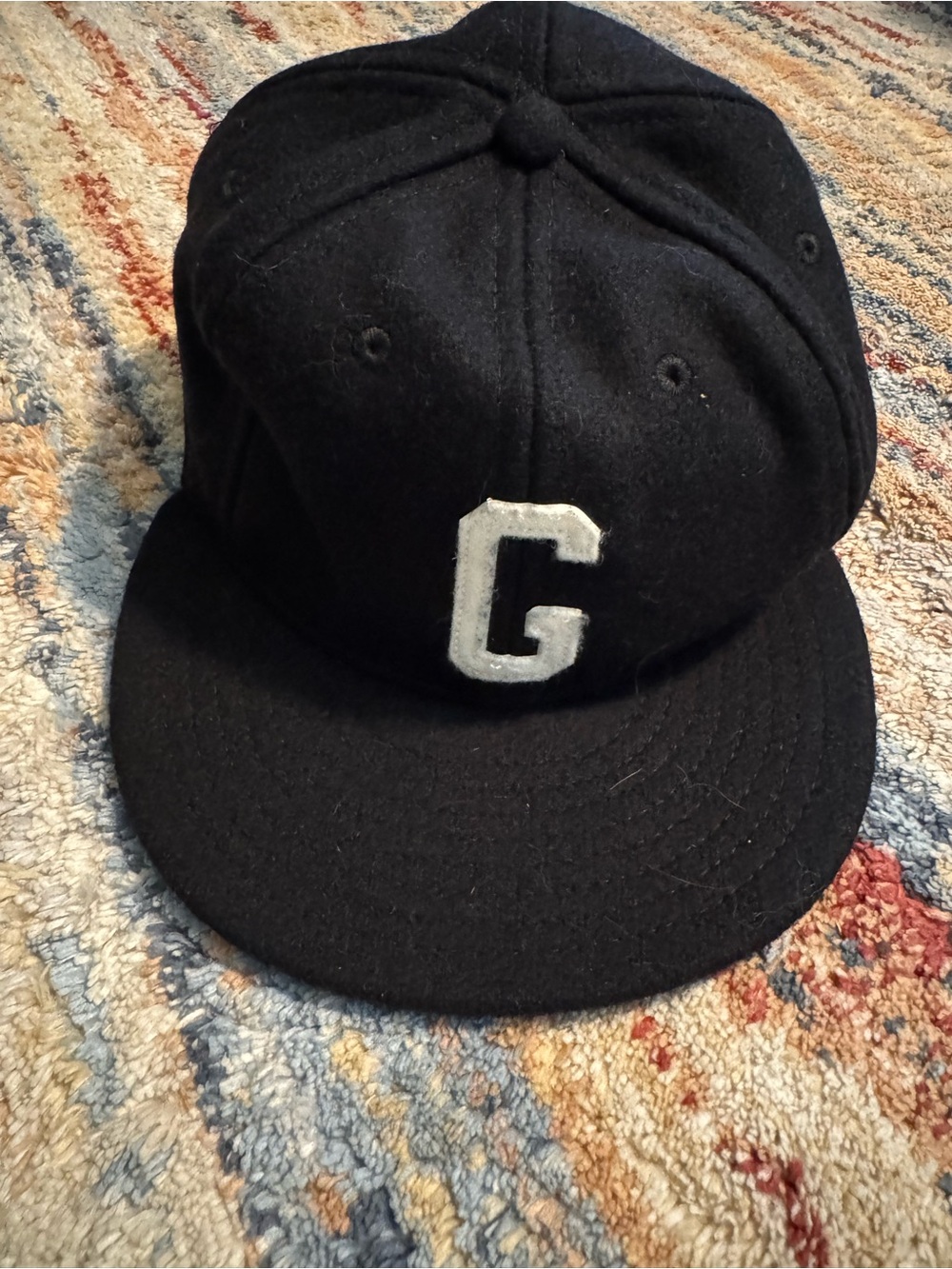 Men’s Ebbets Field Flannels Homestead Grays 1944 Baseball Cap Size 7 7/8